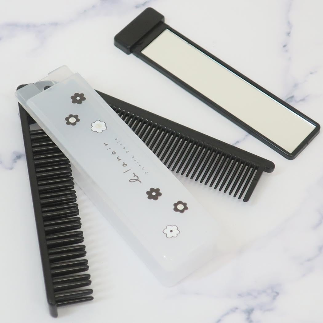 Amazon.co.jp: [身だしなみセット]ミラー＆Wコーム/BLANOIR カミオ